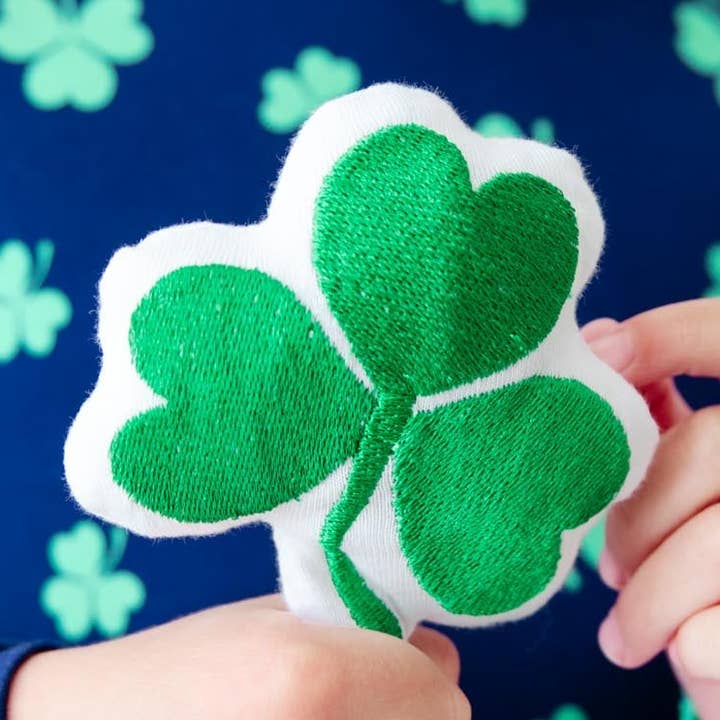 St. Patricks Day Shamrock Dublin My Luck Snuggle Lovey for wholesale by Dreamiere