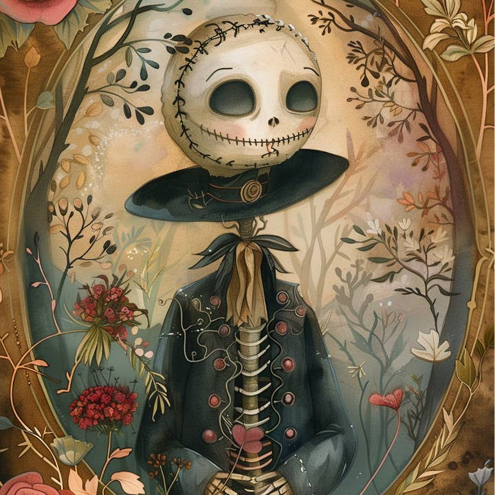 Fripperies - Vente Cartes d'Halloween - Personnages d'Halloween : Joyeux Halloween | Card Fripperiest