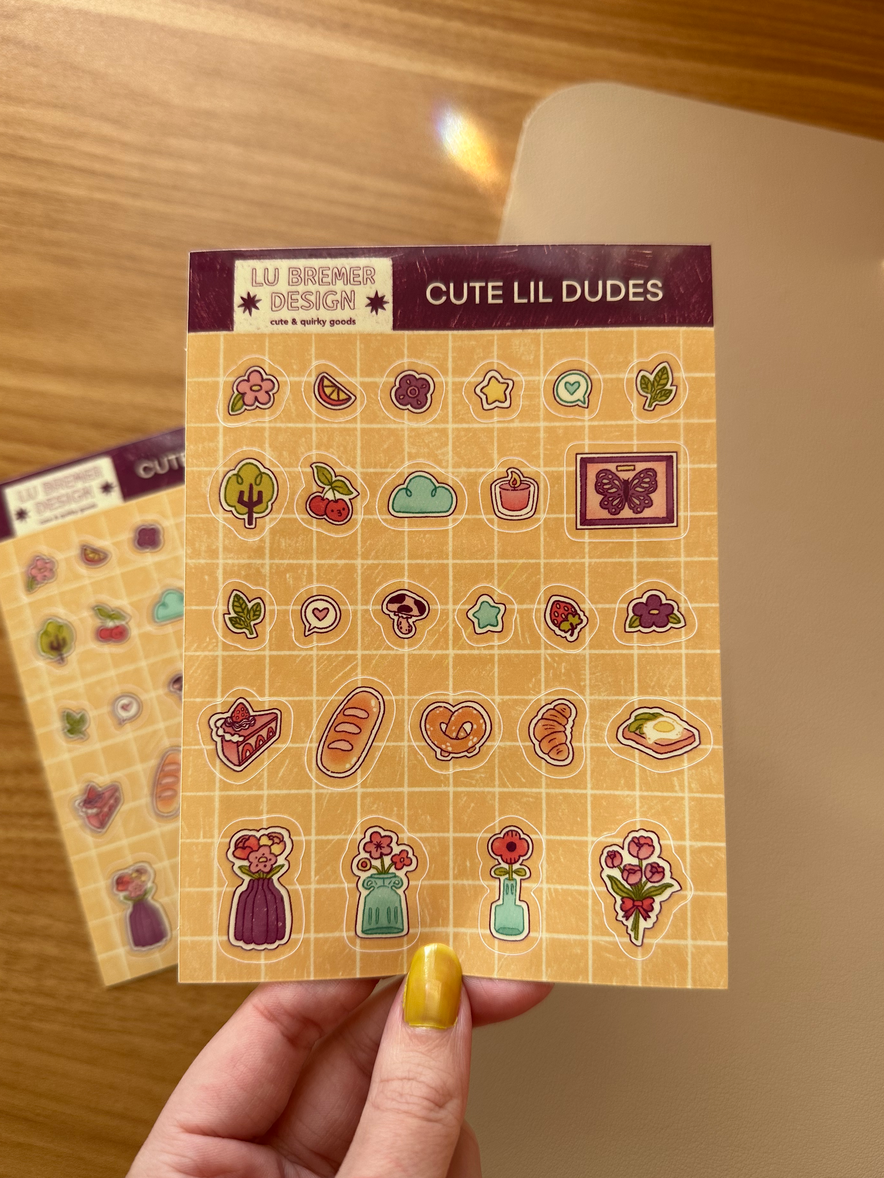 lu bremer design - Wholesale Sticker - cute little dudes vinyl sticker sheet4