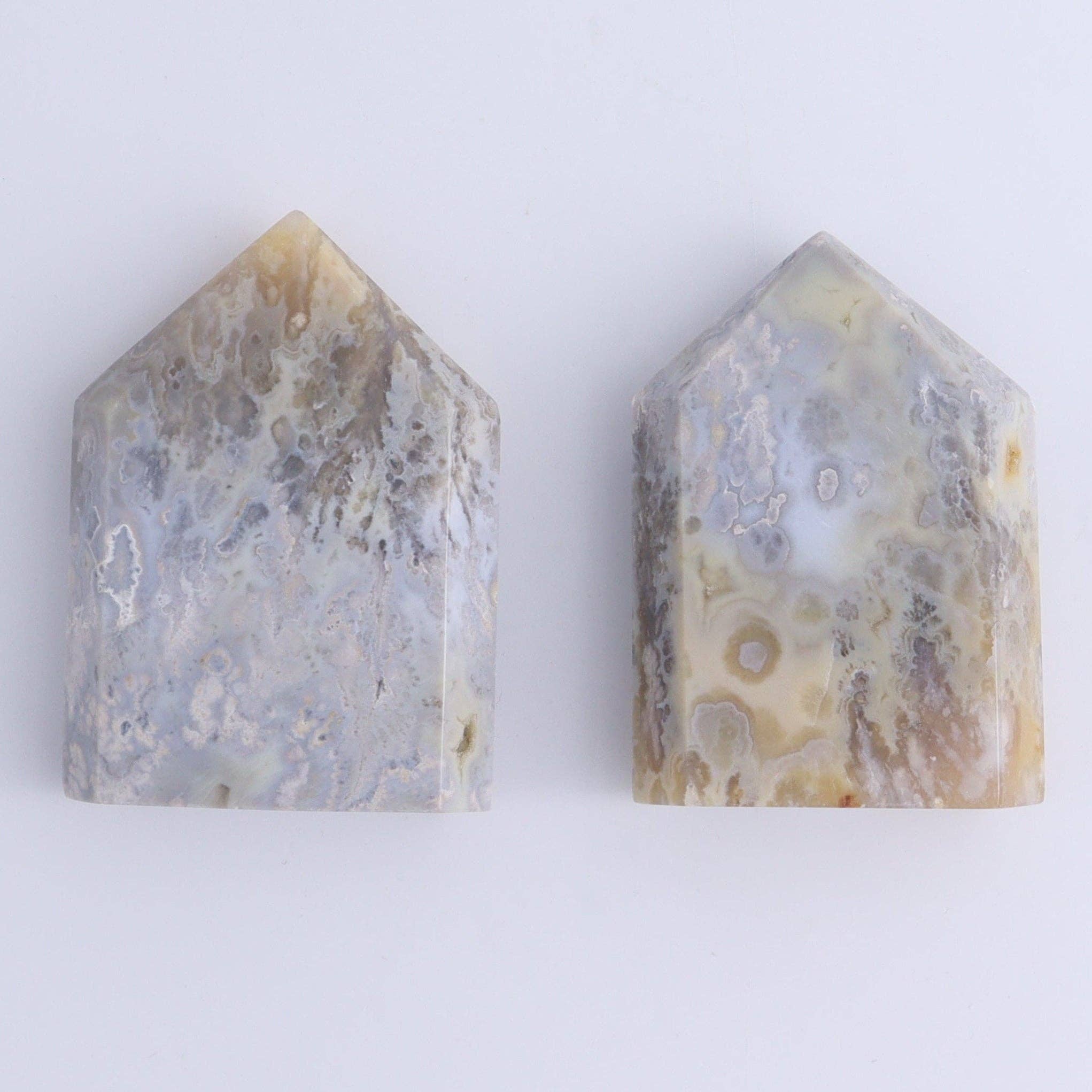 Mi Esperanza Minerals - Wholesale Spiritual Stone/Crystal - Agate Clouds,  Flames and Towers Set of 62