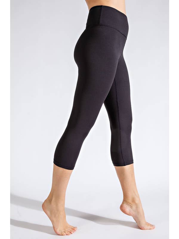 Sunday Morning - Wholesale Athletic/Lounge Leggings - Women's - P3360137 Butter Soft Capri Yoga Leggings