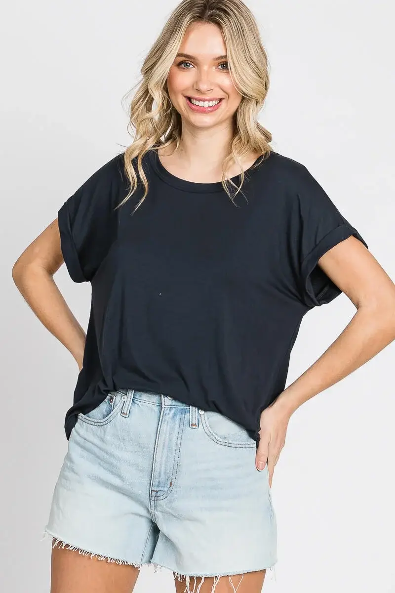 Final Touch - Vendita all'ingrosso Top in maglia - Donna - Top Girocollo in Modal Rayon - T3104823