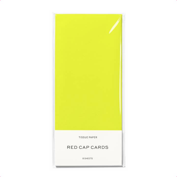 Red Cap Cards – wholesale Tissue paper – Neon Yellow tissue paper