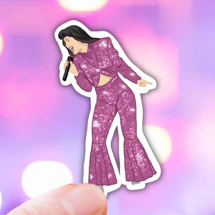 Lalatina Shop - Wholesale Sticker - Selena Quintanilla water resistant sticker0