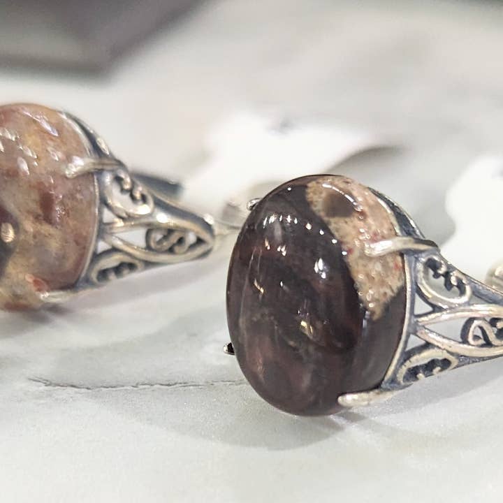 Ring mit Puddingstein für den Großhandel von Designs By Evon