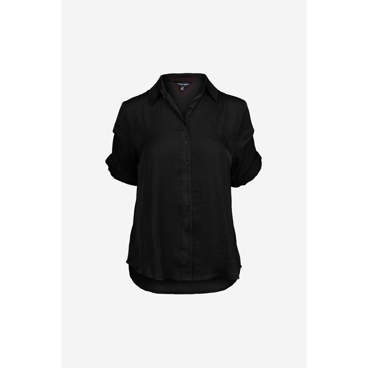 Naked Zebra - Wholesale Blouse - Women's - Pinned Short Sleeve Relaxed Blouse8