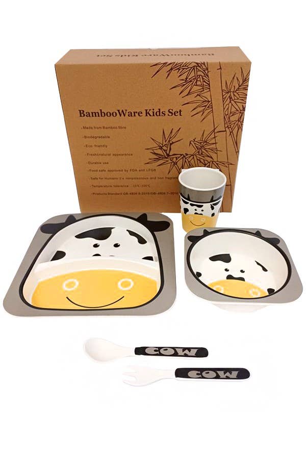 Cap Zone - Wholesale Dinnerware Set - Kids & Baby - Bamboo Children's Dinnerware & Cutlery Set Collection2