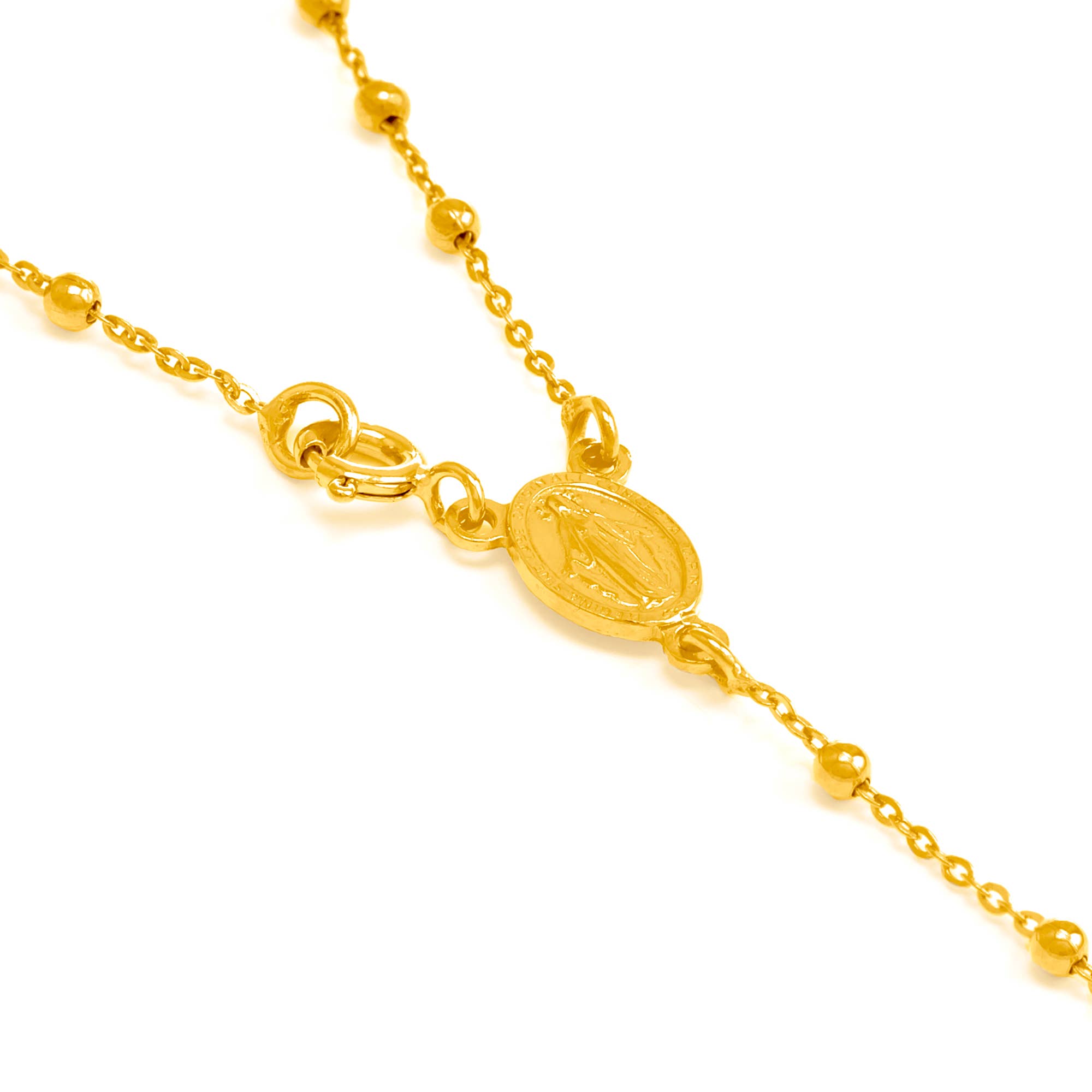 FIRENZE ARTEGIANI - Wholesale Pendant/Charm Necklace - Rosary Necklace with 925 Sterling Silver with silver beads2