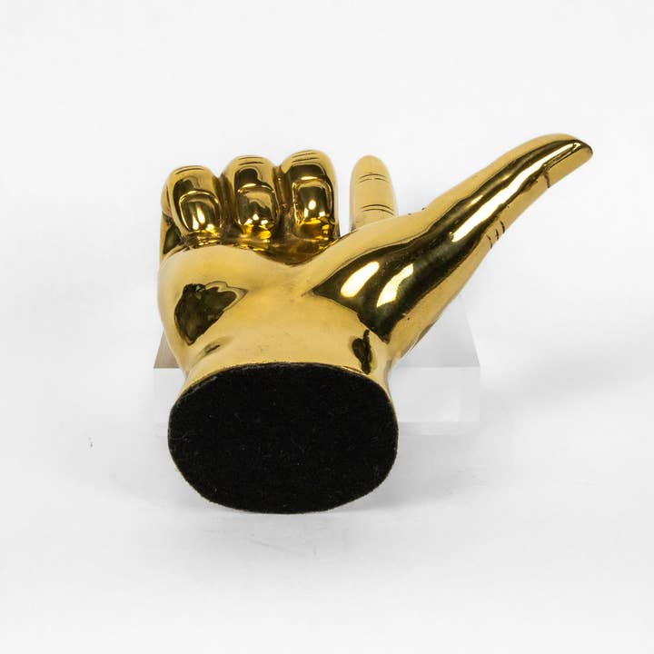 PRIZE - Vente Sculpture - Sculpture en laiton de signe de main Cougar Paw, Pitchfork ou Triton5