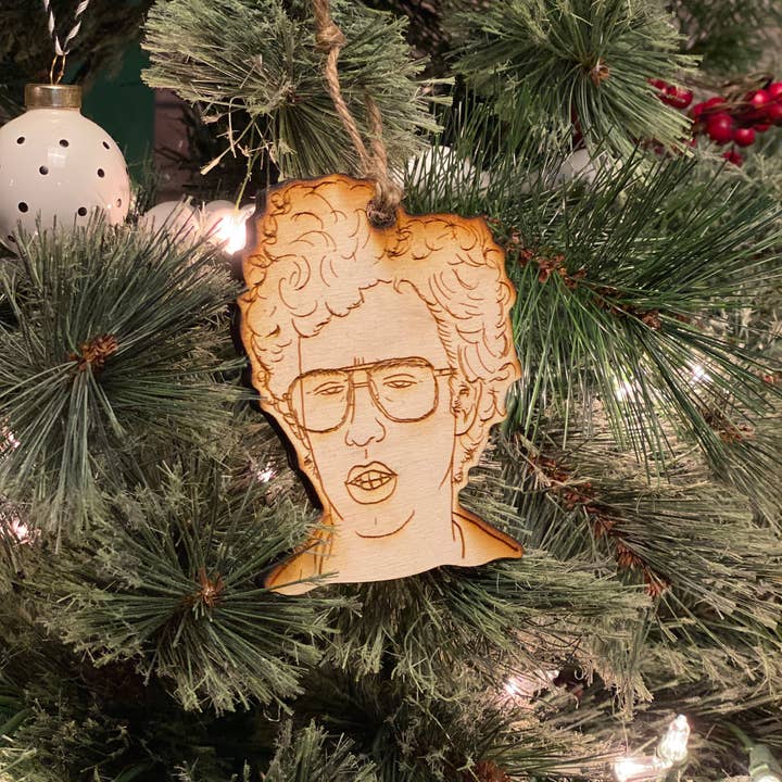 Napoleon Dynamite wooden Christmas ornament for wholesale by Tree YoSelf