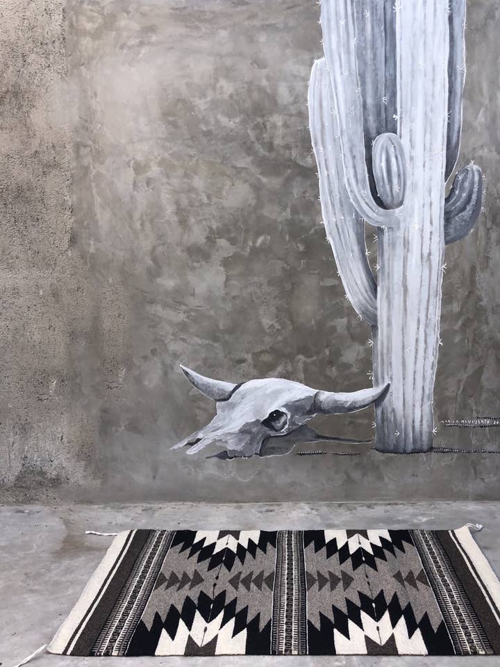 Handwoven Mirrador Natural Wool Rug for wholesale by Habitat Nine