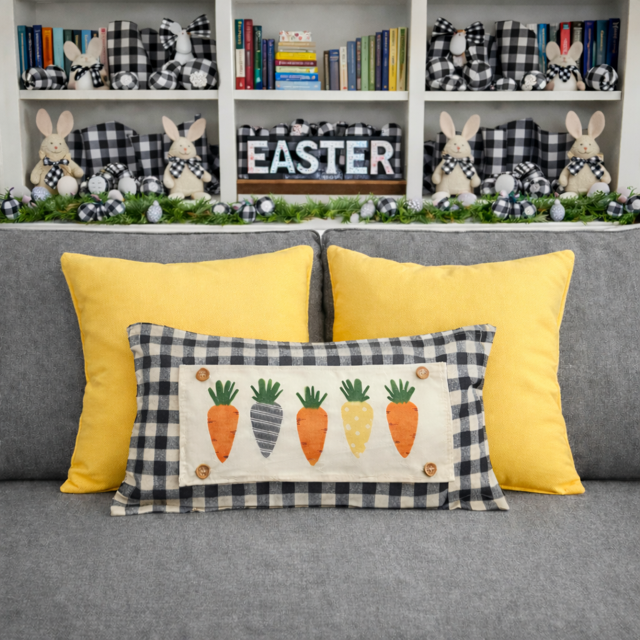 PillowPanels - Wholesale Throw/Decorative Pillow - BUFFALO CHECK: GINGHAM PILLOW ONLY (with insert) 17