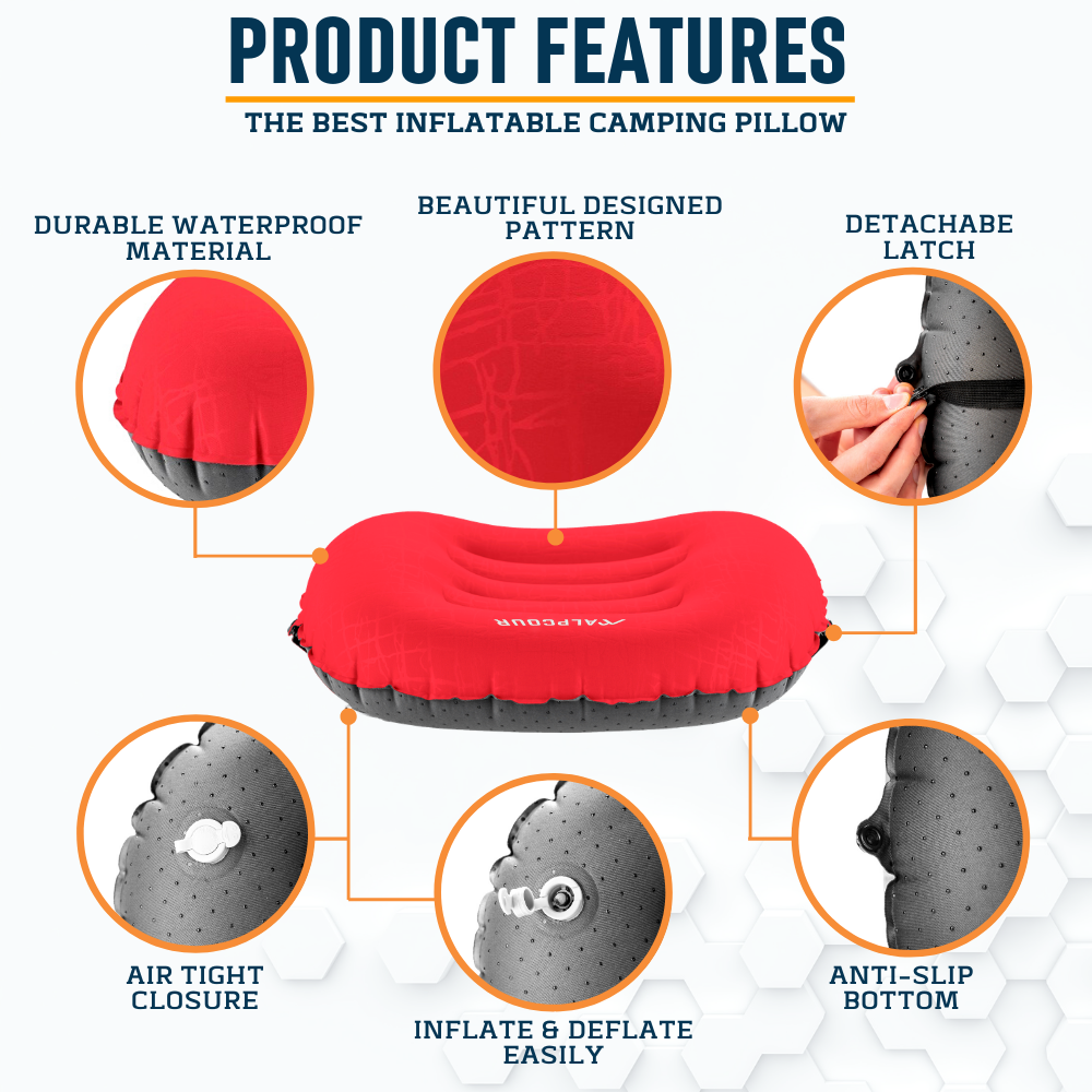 Alpcour - Wholesale Travel Pillow - Alpcour Inflatable Camping Pillow3