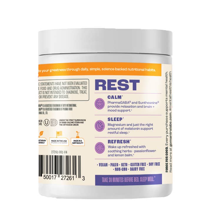 Advanced Nutrition by Zahler - Wholesale Voedingssupplement/vitamine - Mantra Rest, het kalmerende supplement, citroenkamillesmaak.2