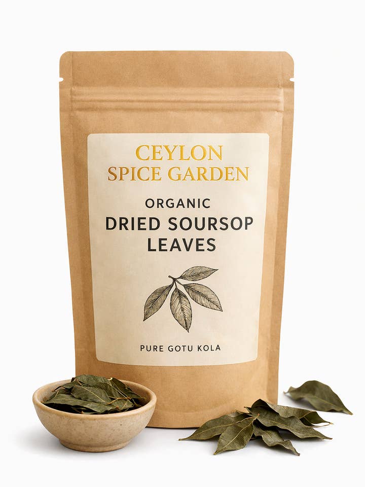 Organic Dried Soursop Leaves – Graviola / Guanabana / Annona Muricata (Ceylon Origin) for wholesale by Ceylon Spice Garden