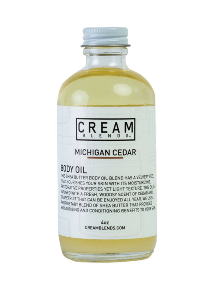 Michigan Cedar Body Oil *DROPPERS ON BACKORDER for wholesale by CREAM BLENDS
