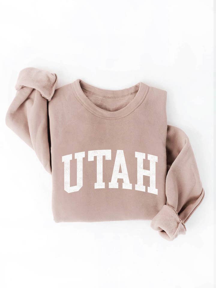 UTAH Graphic Sweatshirt for wholesale by OAT COLLECTIVE