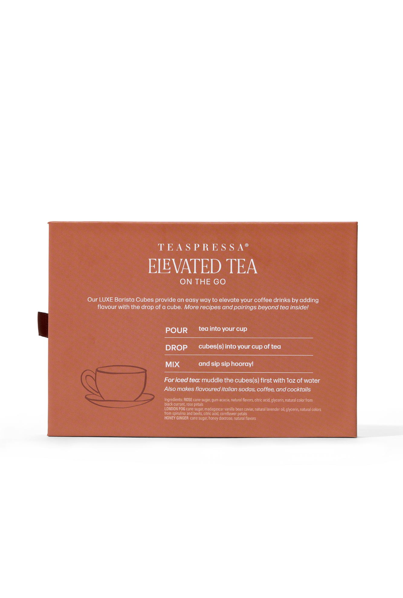 TEASPRESSA | LUXE Mixer Cube - Wholesale Cocktail Mix/Syrup - Passport to: Tea Kit (Limited Edition)1