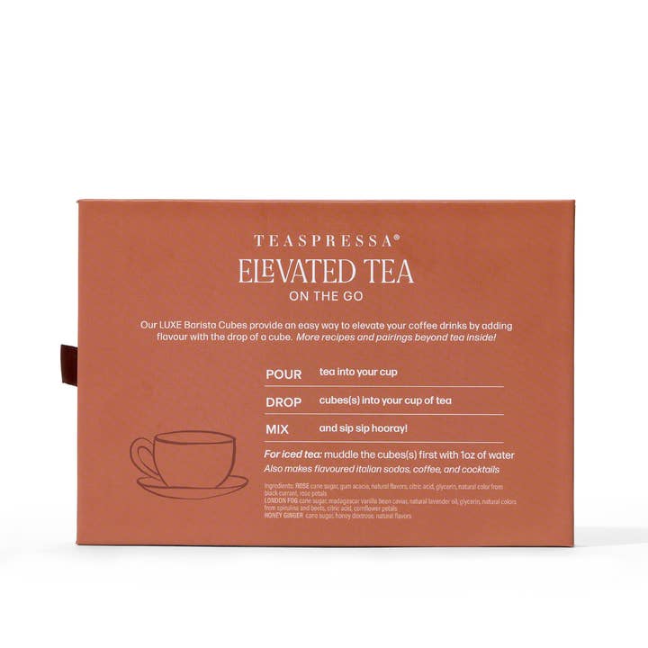 TEASPRESSA | LUXE Mixer Cube - Wholesale Cocktail Mix/Syrup - Passport to: Tea Kit (Limited Edition)1