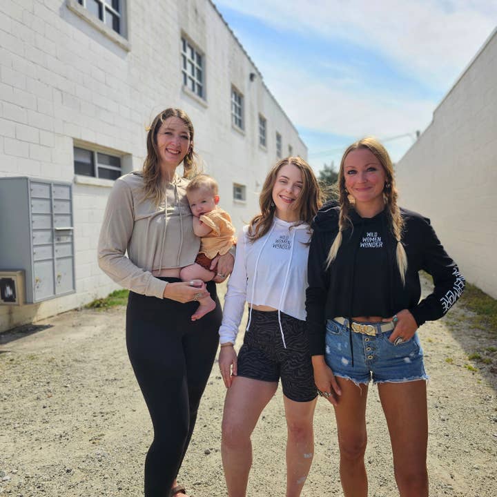 Cropped Lightweight Hoodie for wholesale by Wild Women Wander