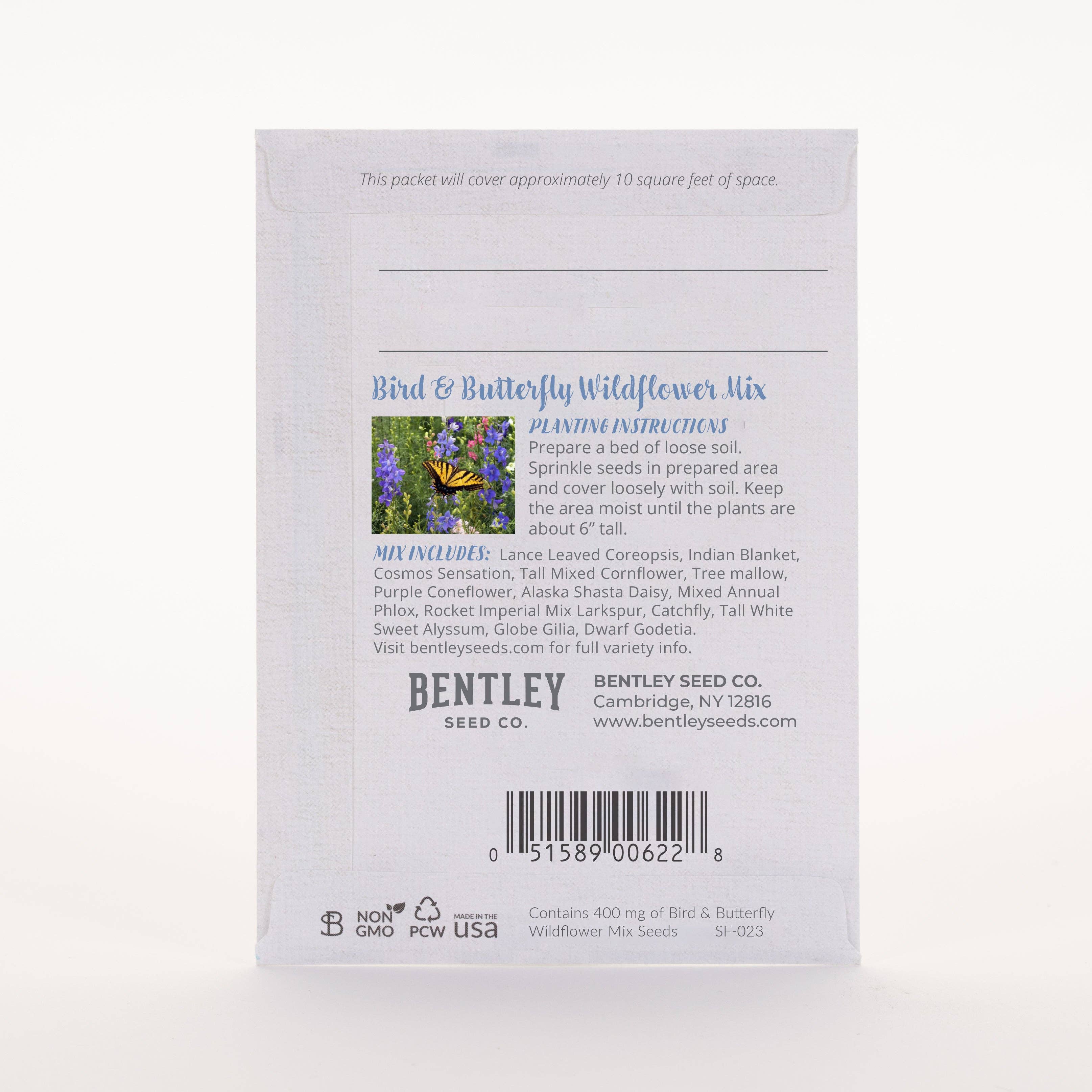 Bentley Seed Co. - Vente Graines de plantes - Fous l'un de l'autre Oiseau & Papillon Fleur Graine Cadeau1