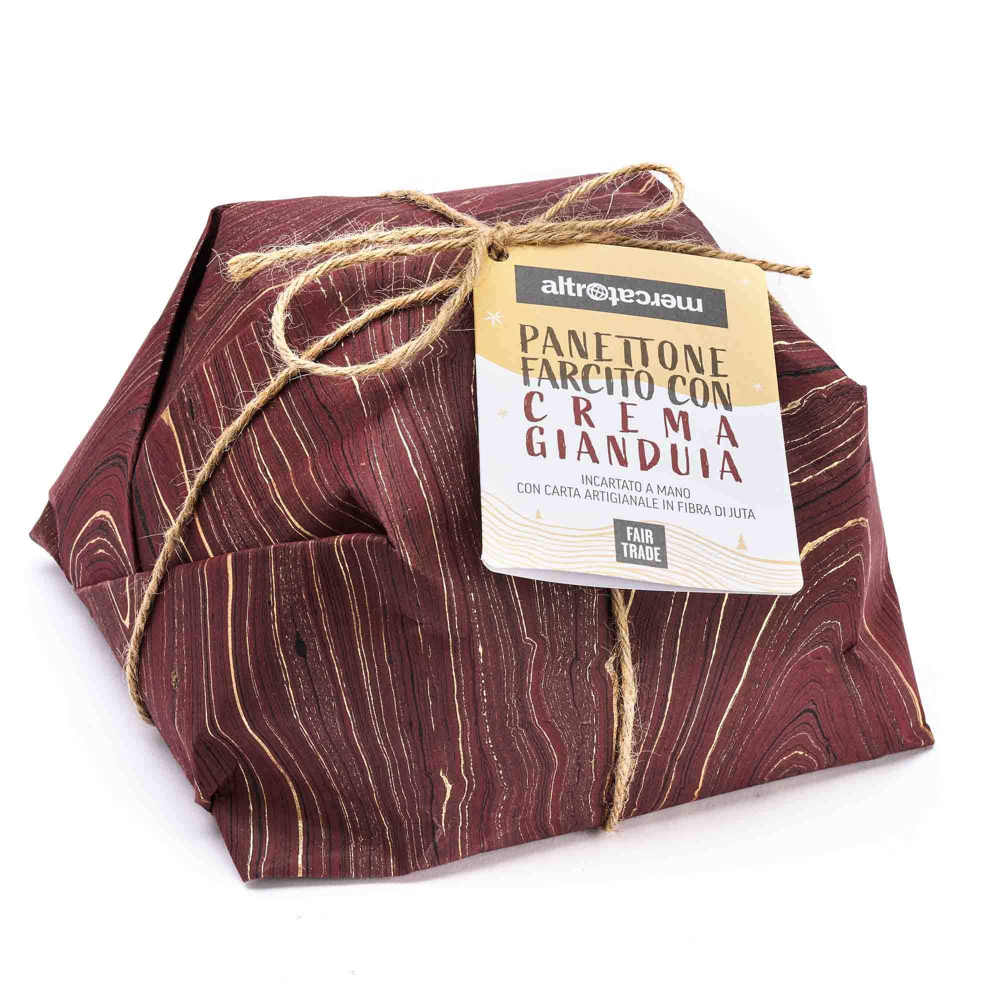 Altromercato - Wholesale Cake - Panettone Filled With Gianduia Cream 750 g1