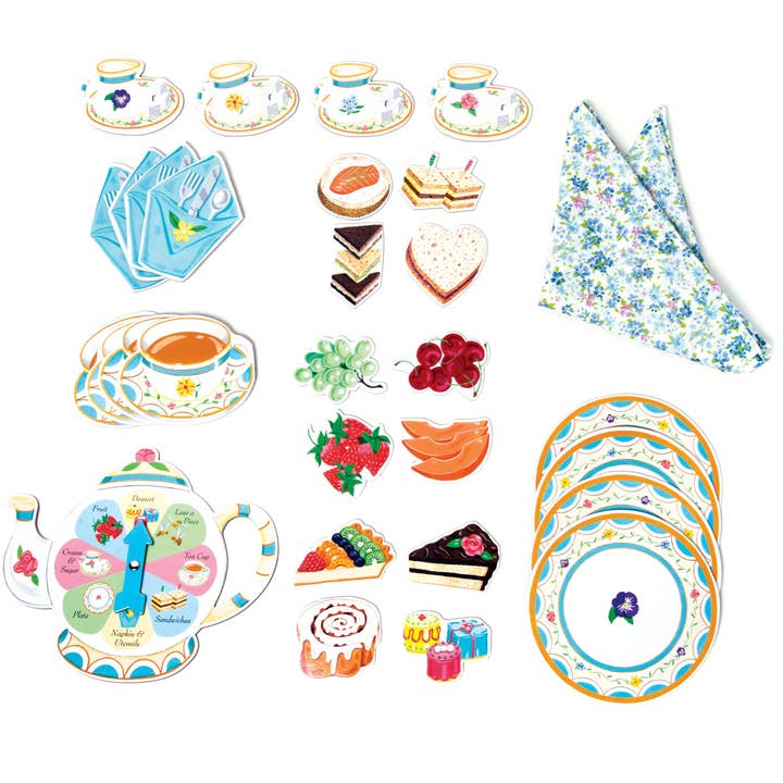 eeBoo - Wholesale Board Game - Tea Party Spinner Game