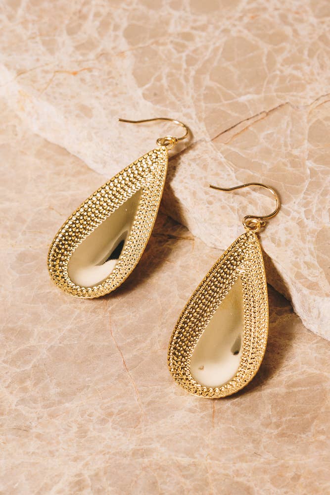 Janna Conner - Wholesale Dangle Earrings - Gervais Teardrop Earrings | 18k Gold Plating | Brass2