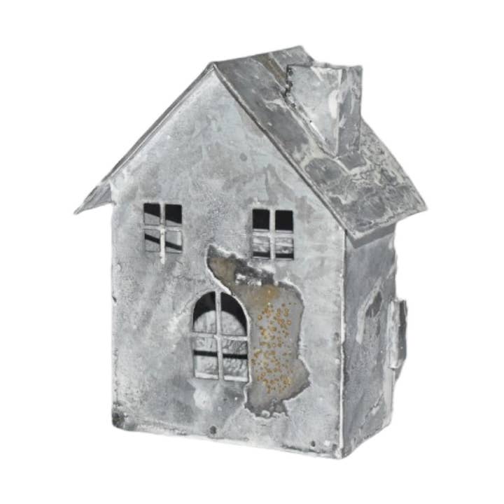 BIDKhome - Wholesale Candle Holder - Sm. Iron House/Tealight Holder0