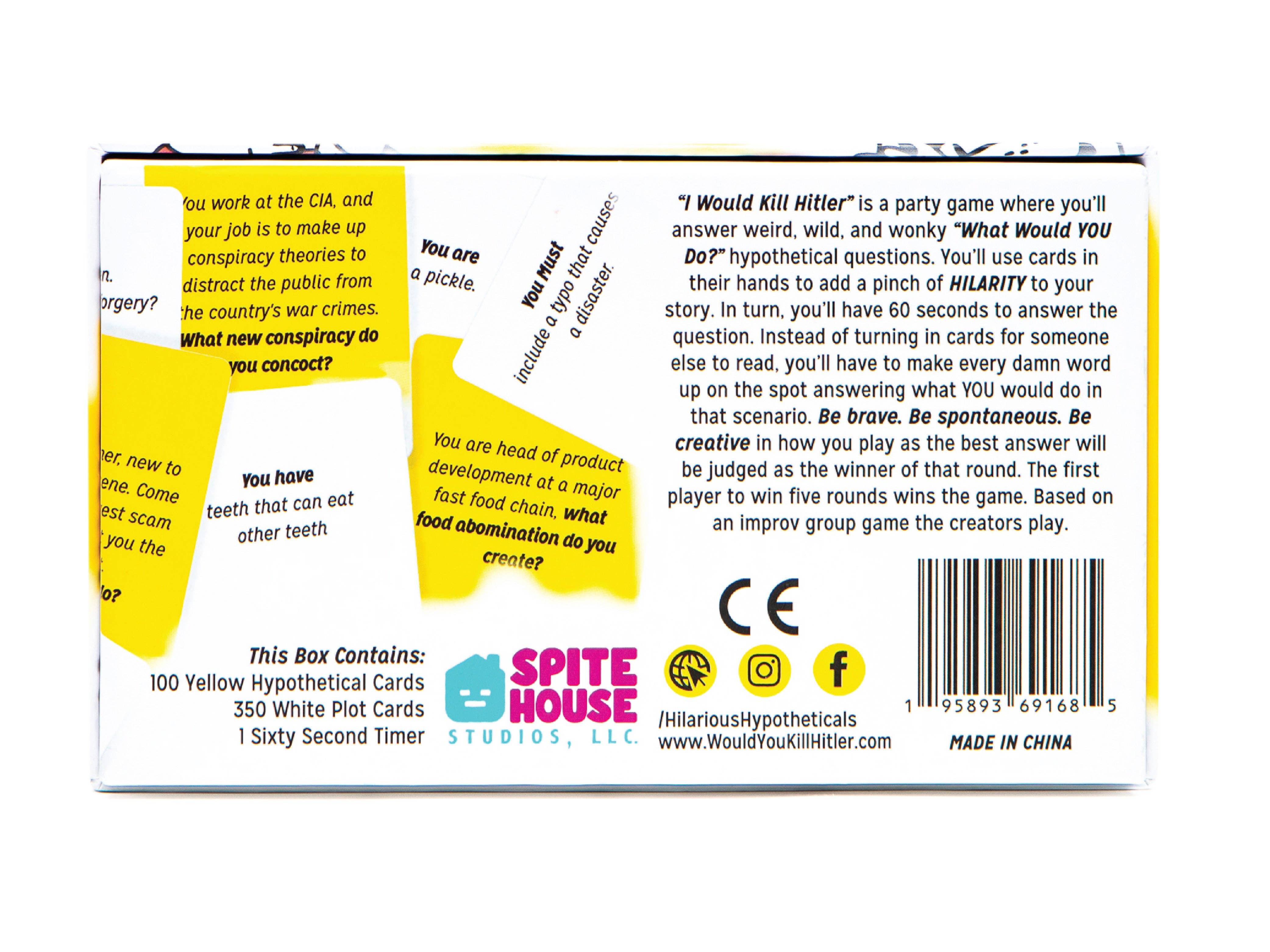 QMDirect - Vente Jeux de cartes - Je tuerais Hitler : Deuxième édition1