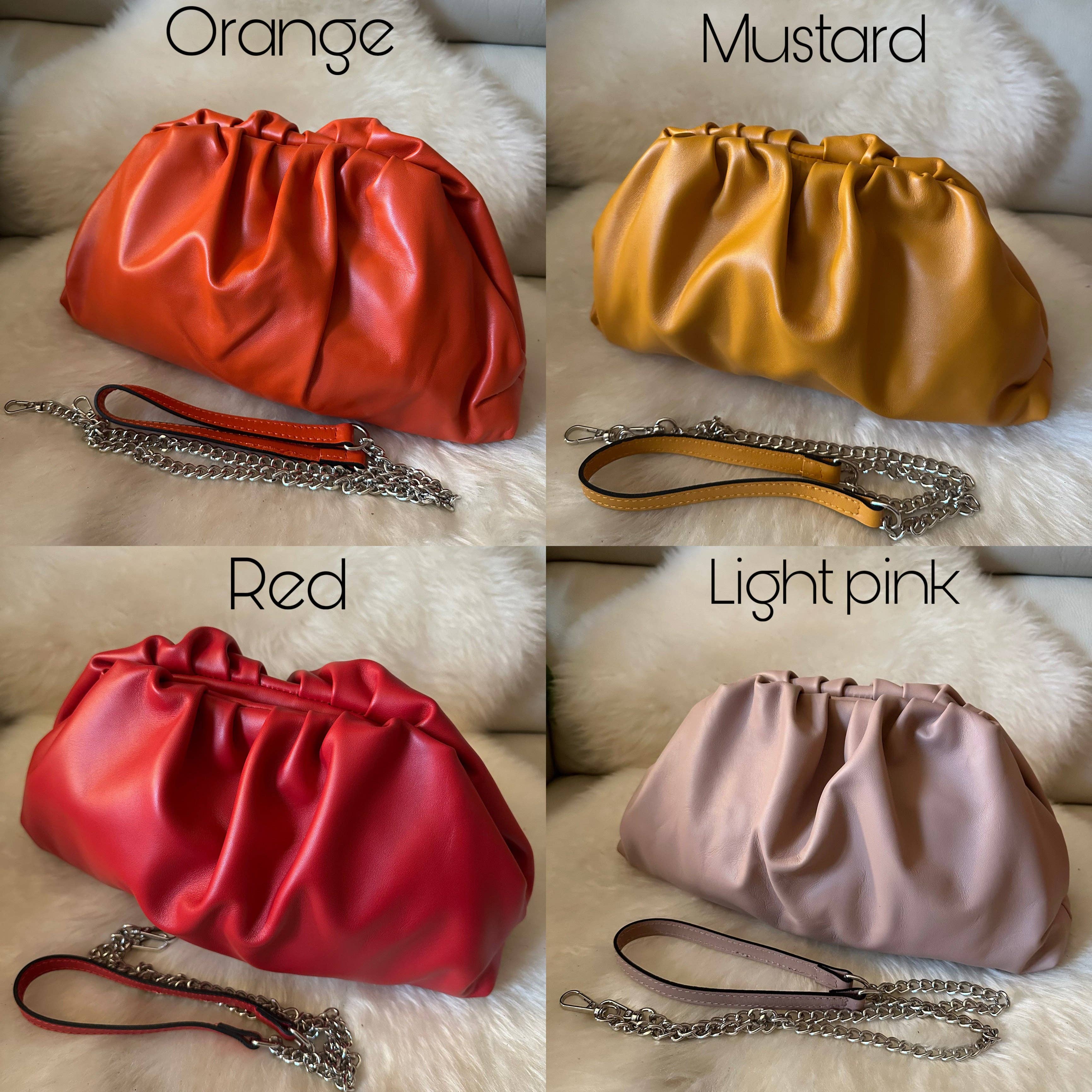 Zhade - Wholesale Clutch Bag - Women's - LARGE POUCH NAPPA - genuine leather8