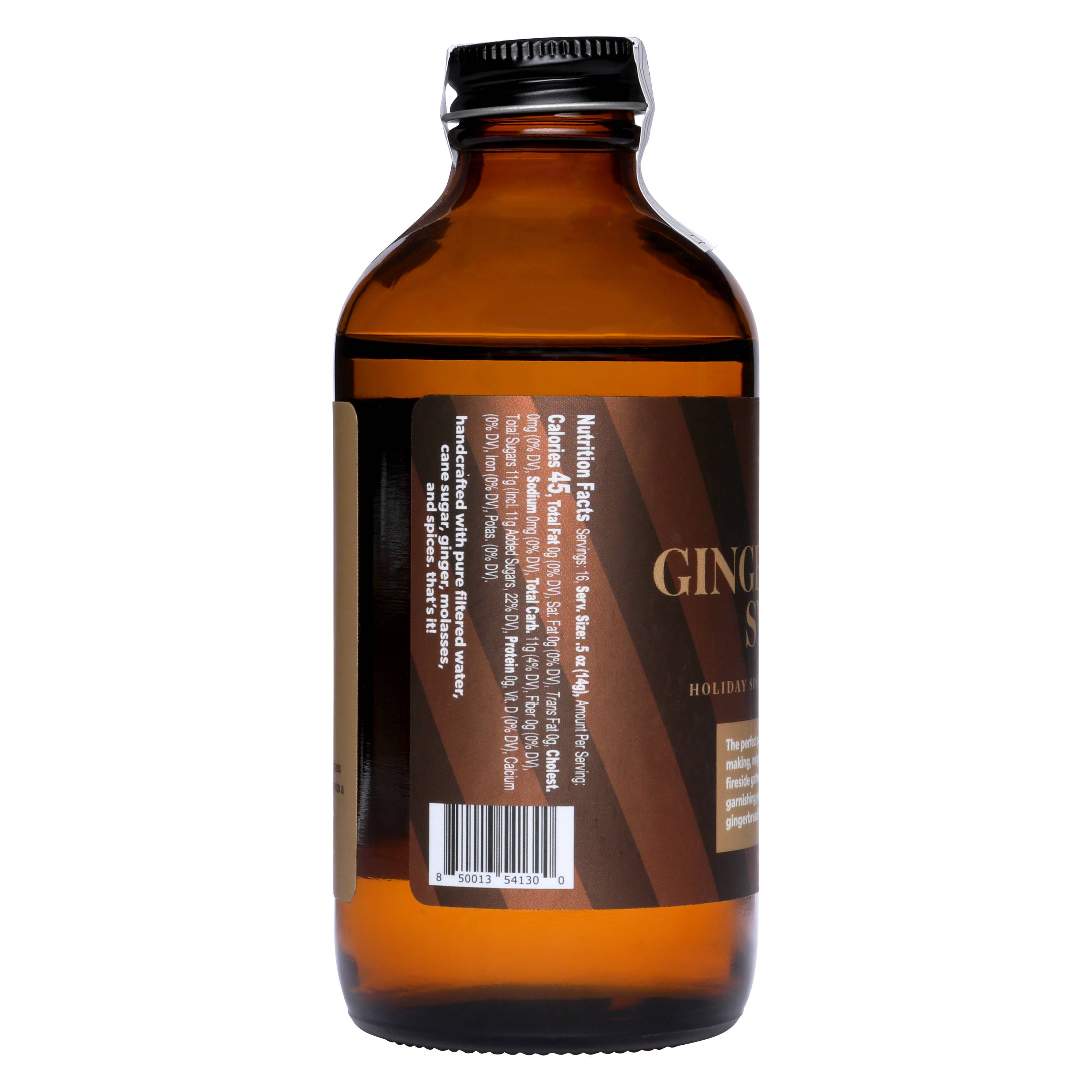 Yes Cocktail Co – wholesale Cocktail mix/syrup – Holiday Seasonal: Gingerbread Syrup2