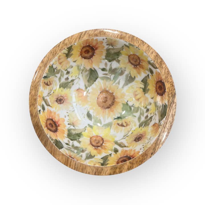 Sunflower 6" Bowl Item 9-42 (Pack of 3) for wholesale by My Casita