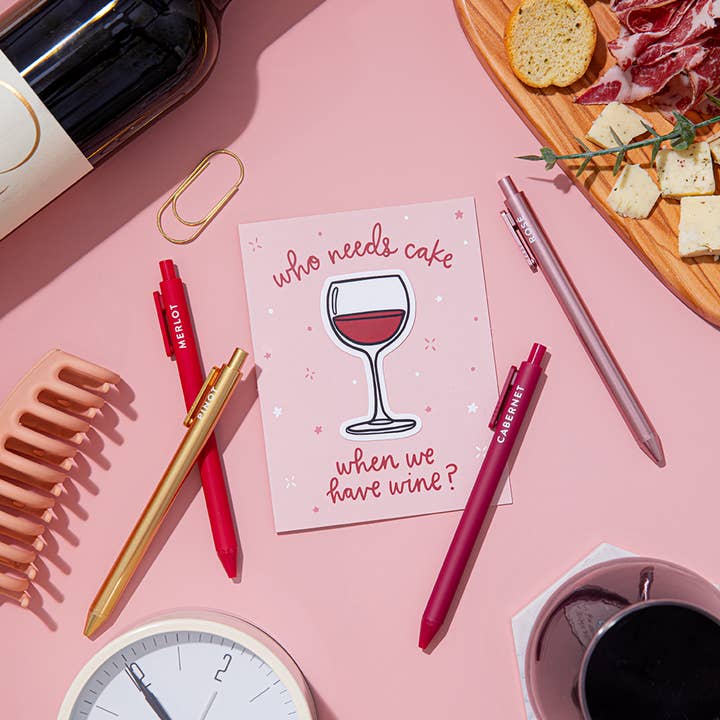 Brittany Paige - Wholesale Pen - Wine Lovers Jotter Pen Set