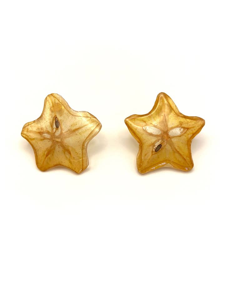 Stjärnspäckade - Stjärnfrukt - Örhängen för wholesale av Liliana Salazar