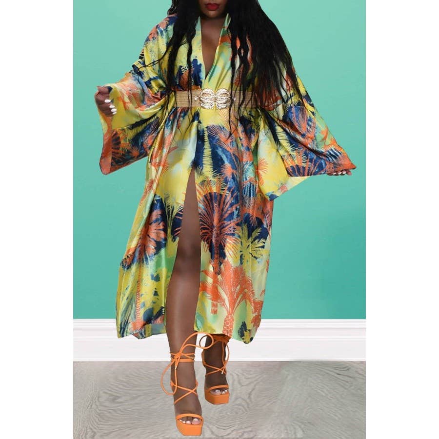 DORCAS - Wholesale Kimono - Women's - LONG SLEEVE FRONT OPEN KIMONO7