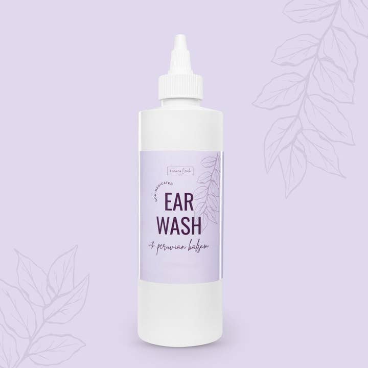 Wholesale Botanical Ear Wash 7.7oz Squeeze Bottle - 6 Bottles for wholesale by Lanana Creek Farms