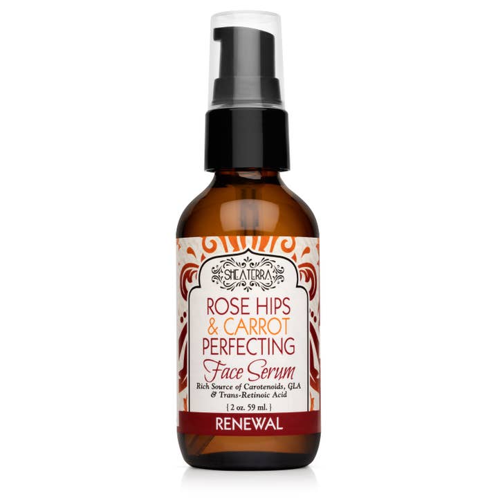 100% puur serum voor het perfectioneren van rozenbottels en wortels voor wholesale door Shea Terra Organics