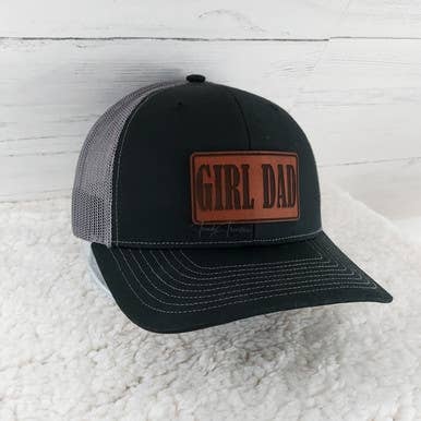 Trendy Transfers - Wholesale Patch - Girl Dad Leather Hat Patch1