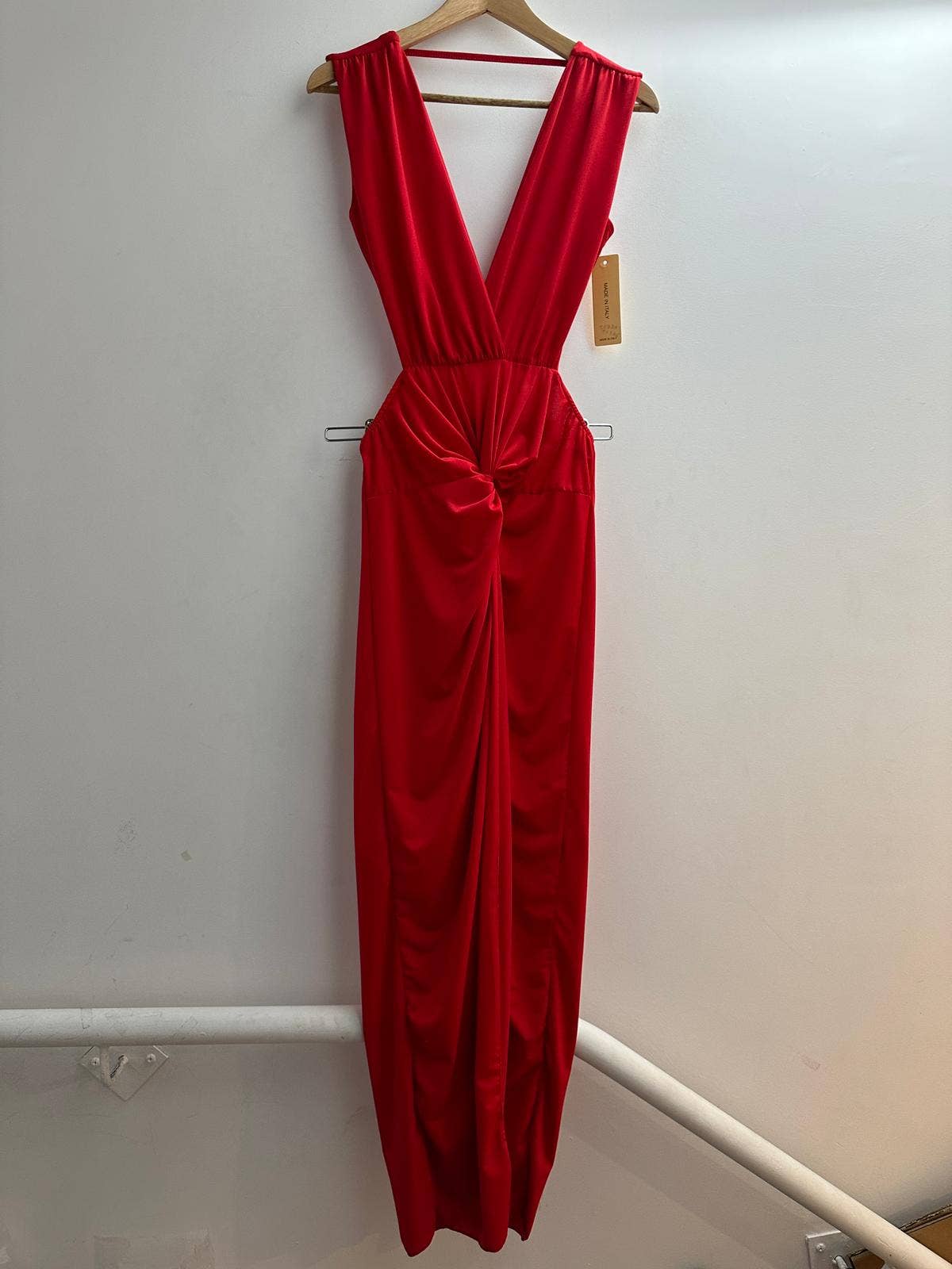 LORIANE – wholesale Dress – Women's – 5997 Plain long dress with open back one size2