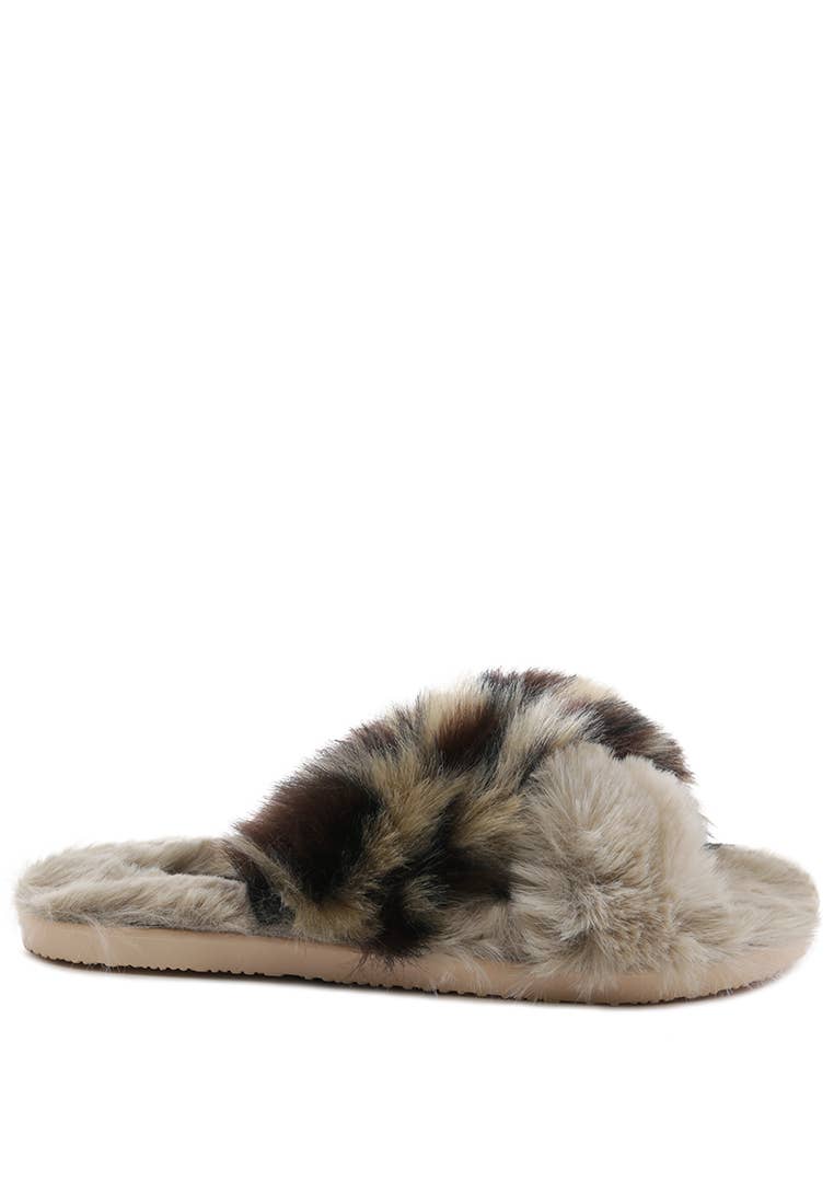 Rag Company - Wholesale Slippers - Women's - CHIPMUNK TIMES FUR INDOOR FLATS8