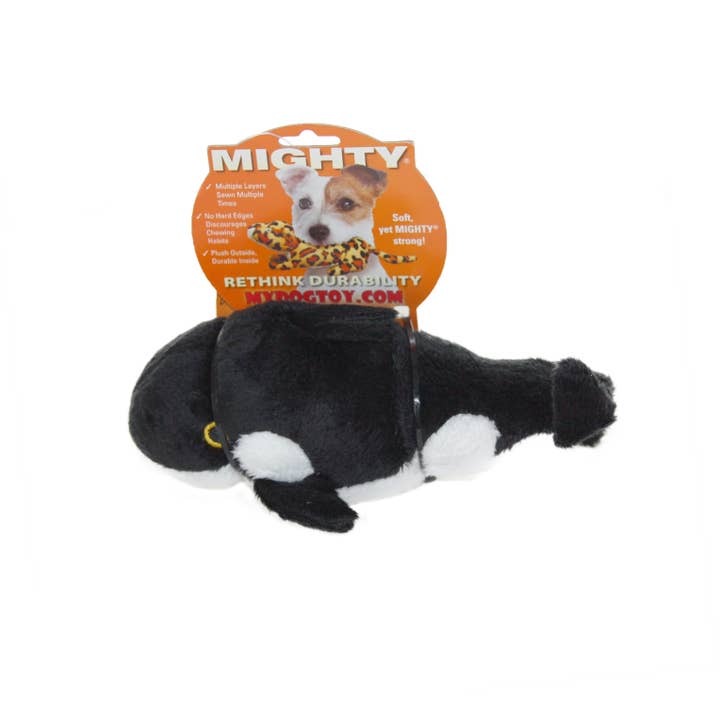 Tuffy Dog Toys - VIP Products - Wholesale Pet squeaky toy – Dog - Mighty Jr Ocean Whale, Plush, Squeaky Dog Toy5