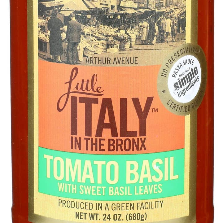Everyday Supply Co - Wholesale Pasta Sauce - Little Italy In The Bronx Sauce Tomato Basil - Case Of 60