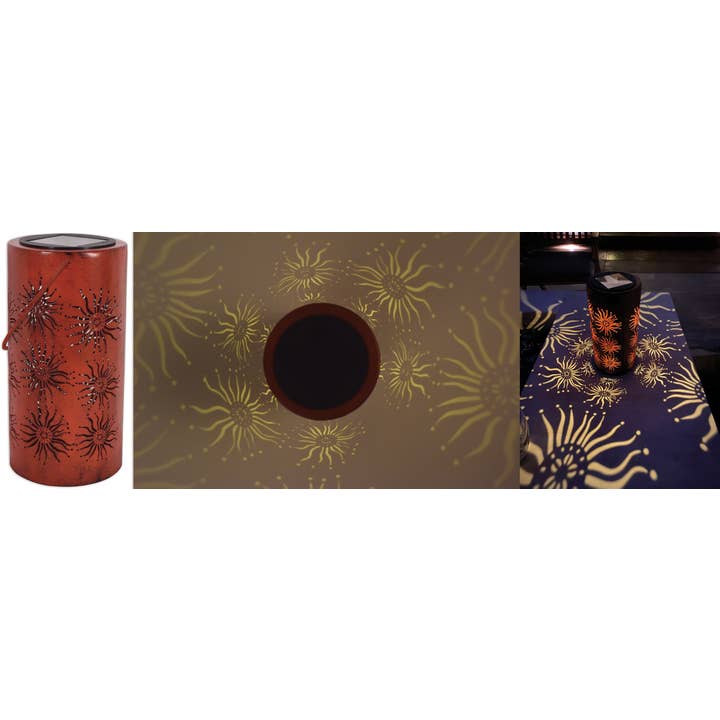 Sunset Vista Designs - Wholesale Lantern - Red Solar Lantern