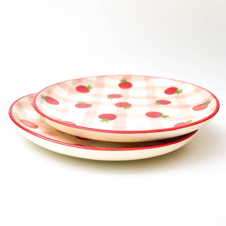 Casa Amarosa - Wholesale Dinner Plate - Dessert Plate - Cherry Tomato, 7 Inches2