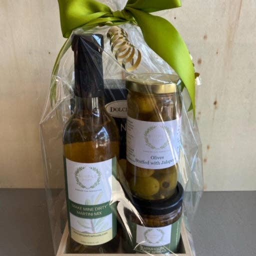 Simple Fine Food – Conjunto/pacote de sacos de presente por atacado – Make Mine Suja - Conjunto de Presentes Martini