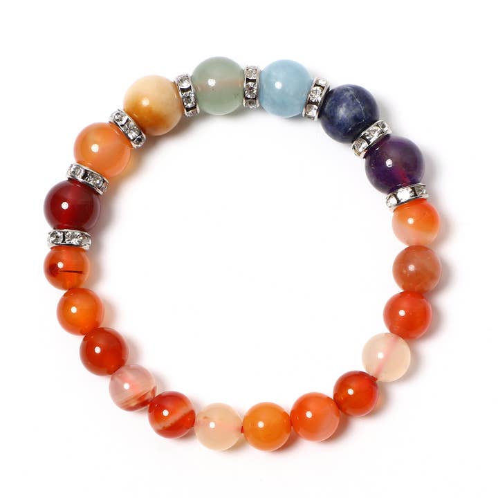 7 Chakren Edelsteinarmbänder für den Großhandel von ROLA