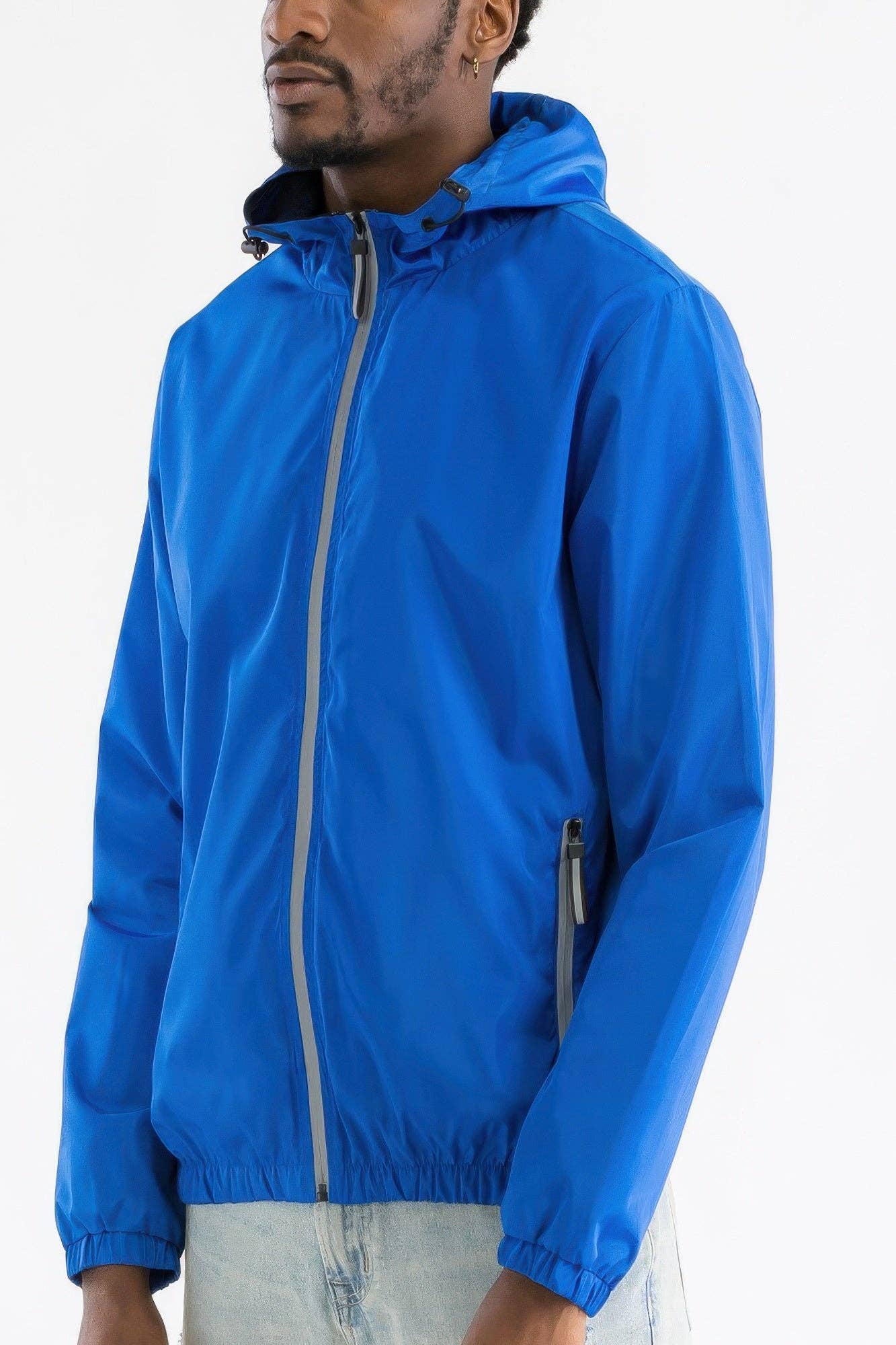 CC Wholesale Clothing - Wholesale Athletic Jacket - Men's - Light Weight Hooded Water Proof Reflective Jacket3