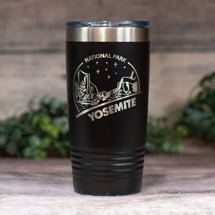 National Park Yosemite - Engraved Stainless Steel Tumbler for wholesale by 3C Etching