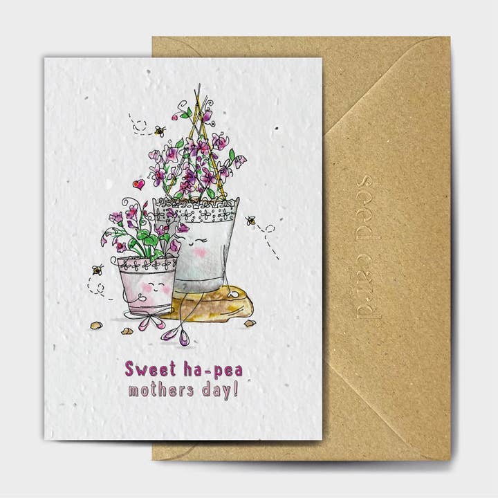 Like Peas In A Pod for wholesale by The Seed Card Company